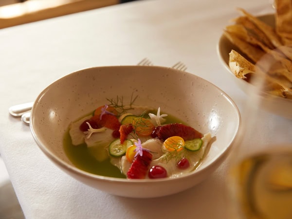 food in a bowl at Eschalot, Bowral