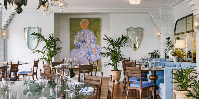 the elegant dining interior of Dinah’s @ Osborn House, Bowral