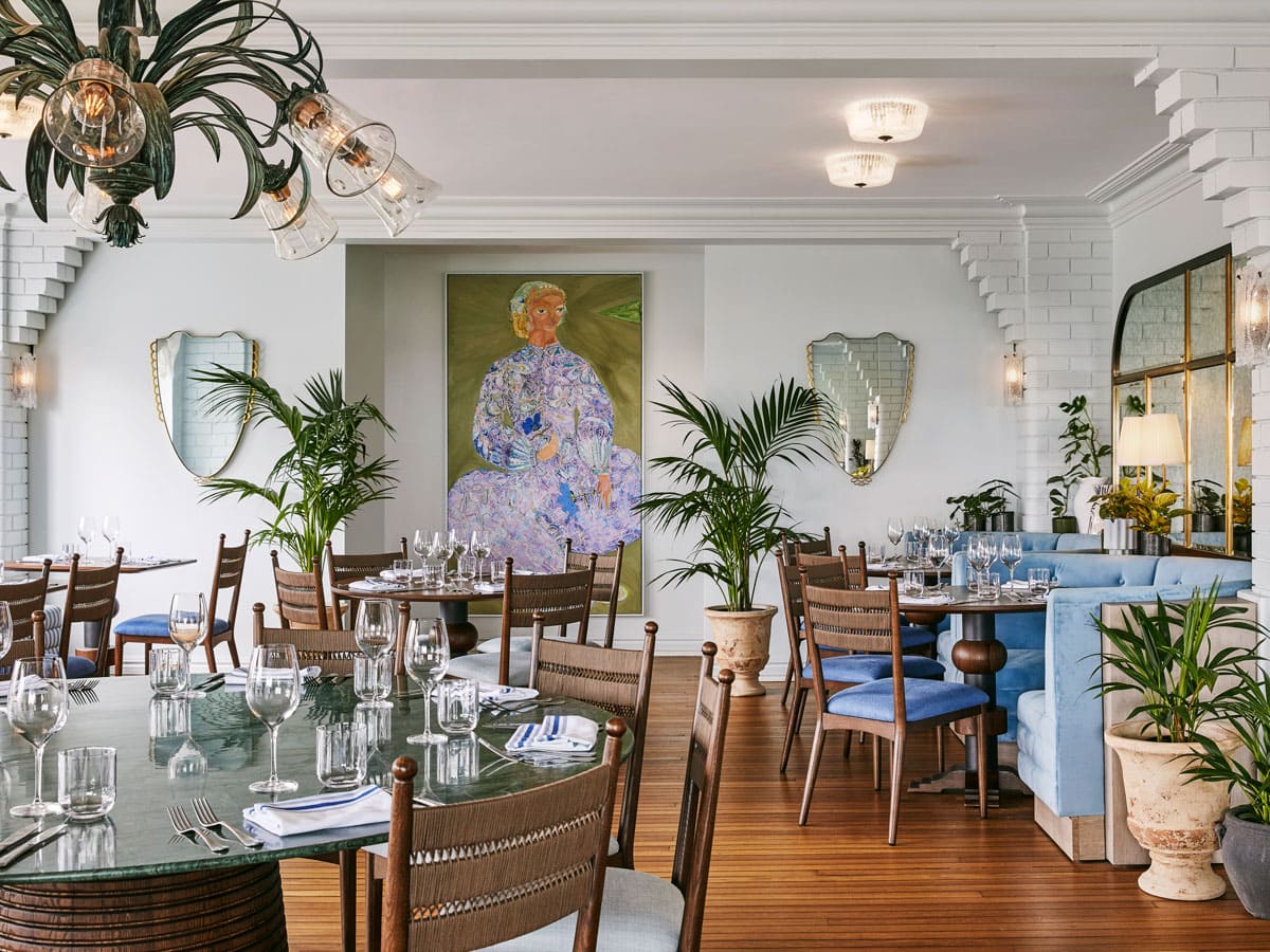 the elegant dining interior of Dinah’s @ Osborn House, Bowral