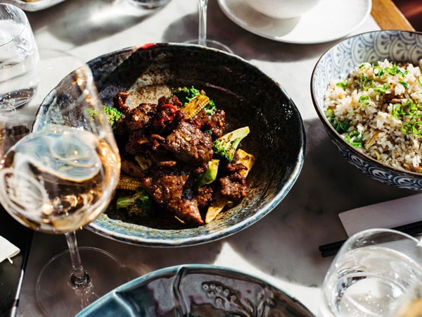 a close-up of food at The Lotus Bowral