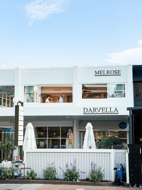 the exterior of Melrose restaurant, Brisbane