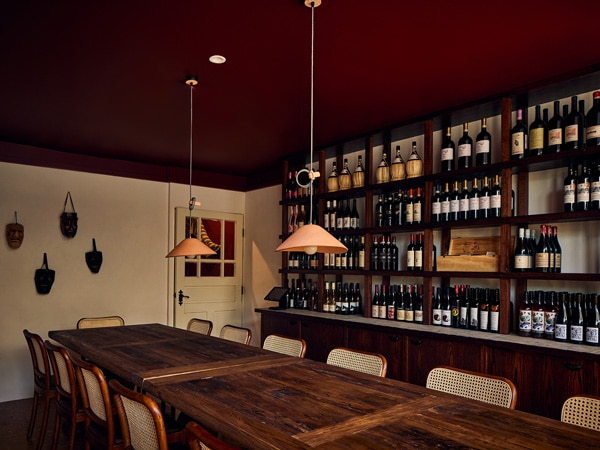 the dining interior at Pilloni, Brisbane