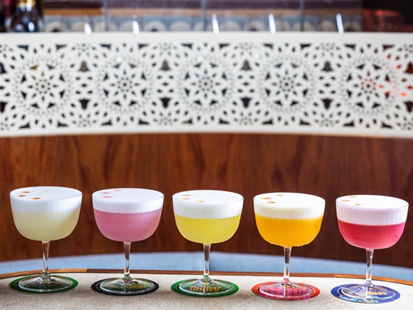 the pisco sour flight at Casa Chow, Brisbane
