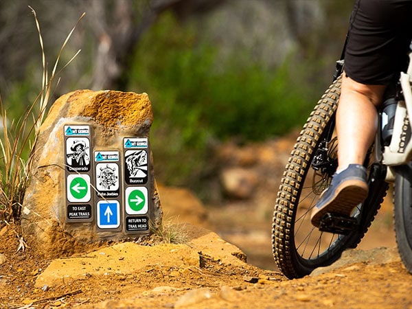 Bike trails around George Town