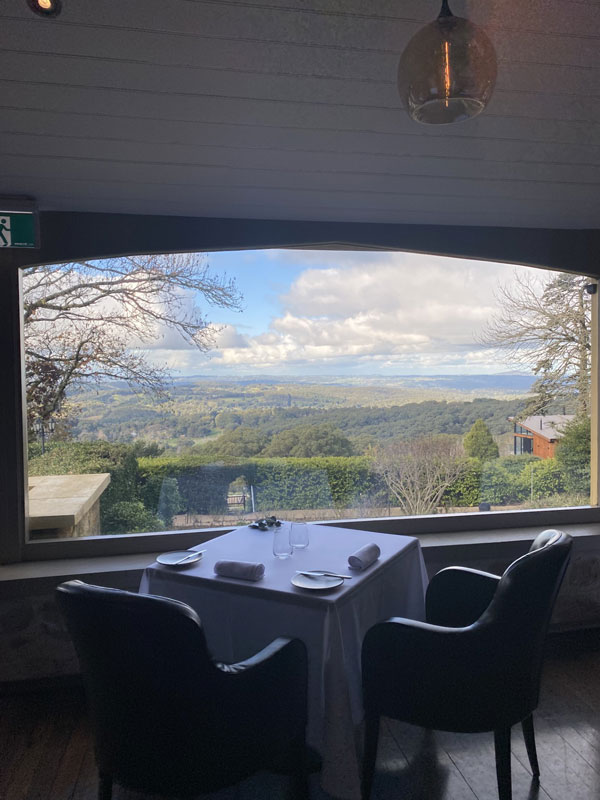 Hardy's Verandah Restaurant at Mount Lofy House, South Australia