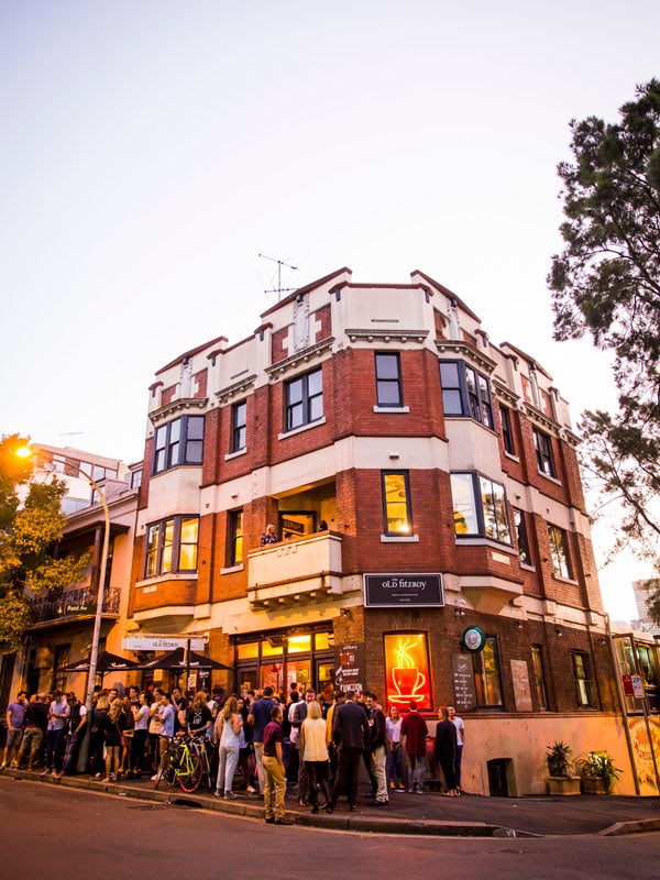 The Old Fitzroy Hotel in Wooloomooloo, Sydney