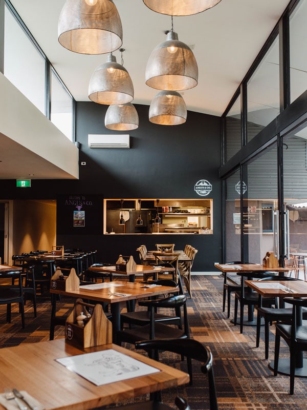 an elegant indoor dining at Barossa Weintal Hotel