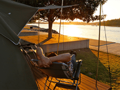 Camping On Sydney Harbour