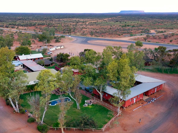 Camping at Curtin Springs 