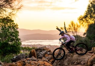 Mountain biking, adventure, Tamar Valley, Tasmania, Australia