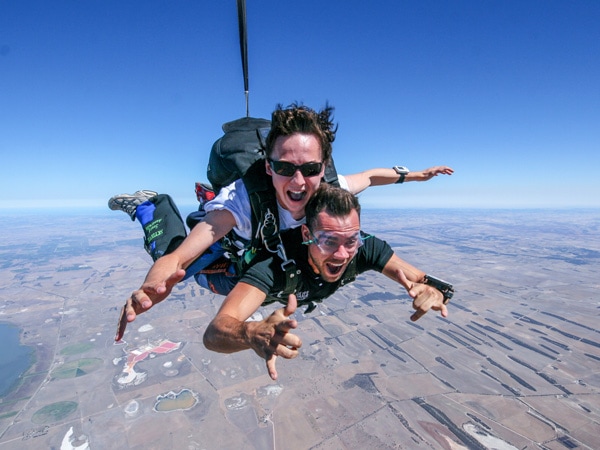 SA Skydiving over McLaren Vale