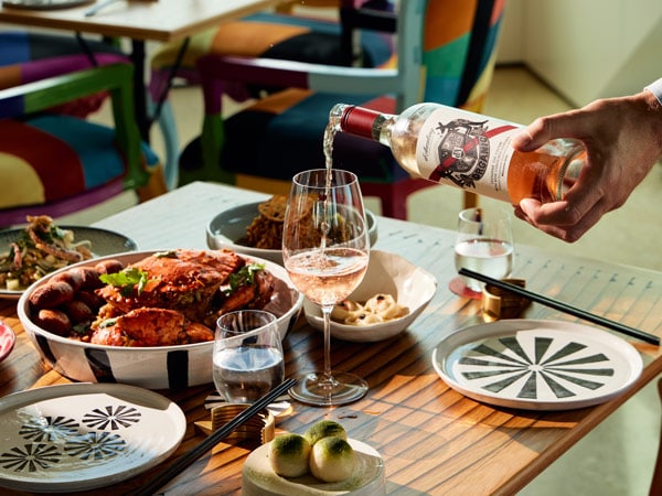 chilli crab at Singapore Circus