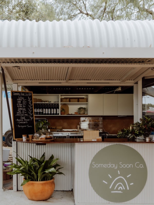 Exterior of Someday Soon cafe in McLaren Vale