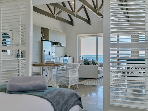 Interior of The Jetty Port Willunga with water views