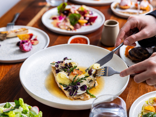a close-up of food at Vale Restaurant and Bar