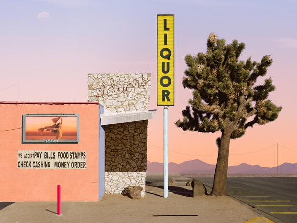 Yucca Valley Liquor by George Byrnes, 2024.