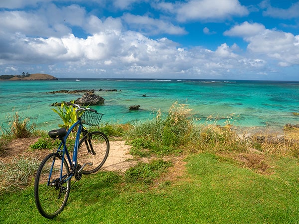 naik sepeda Pulau Lord Howe