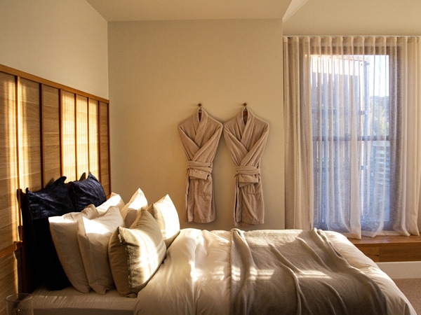 the bedroom suite at The Oak and Anchor Hotel, Port Fairy