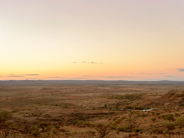 pemandangan gurun pedalaman, Broken Hill