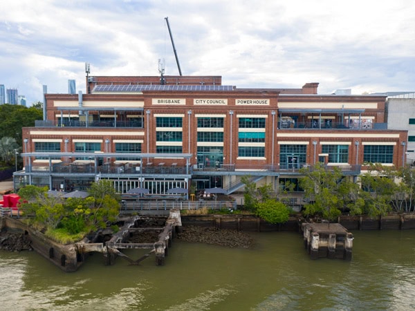 the Brisbane Powerhouse on the Brisbane River