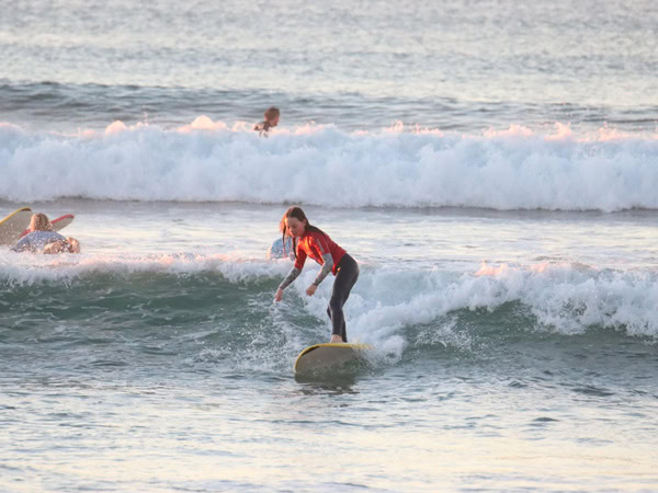 a surfer at sea, Cronulla Surfing Academy