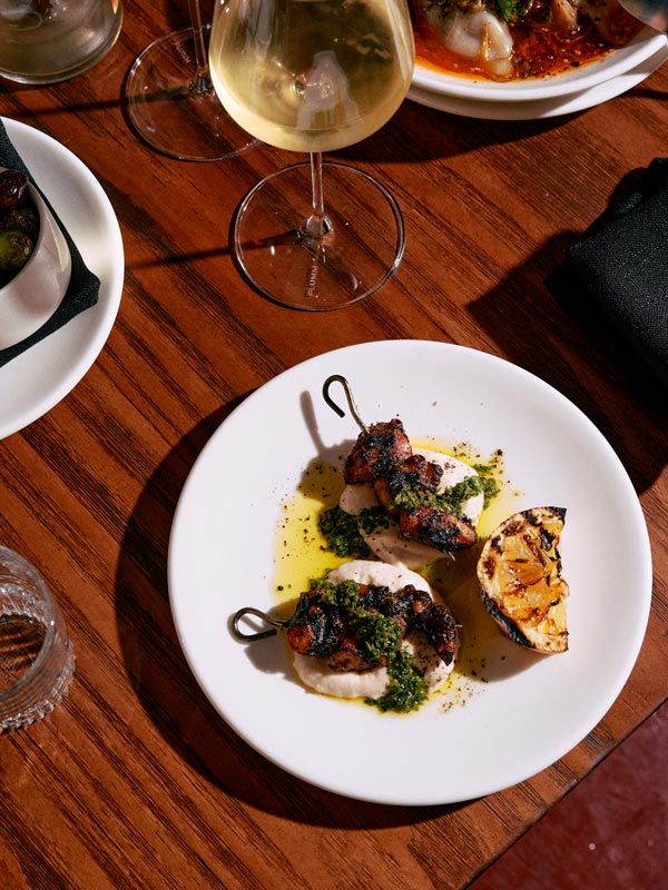 a signature dish at Pastel Bar