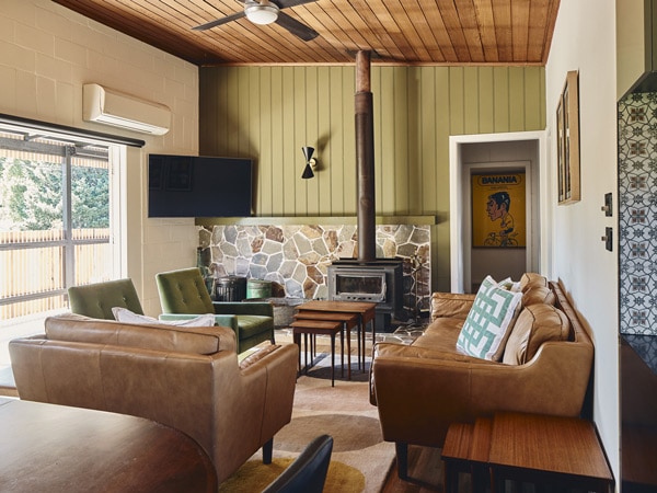 a cosy living room interior at Bright Velo Hotel