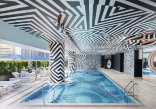 WET Deck swimming pool at W Brisbane