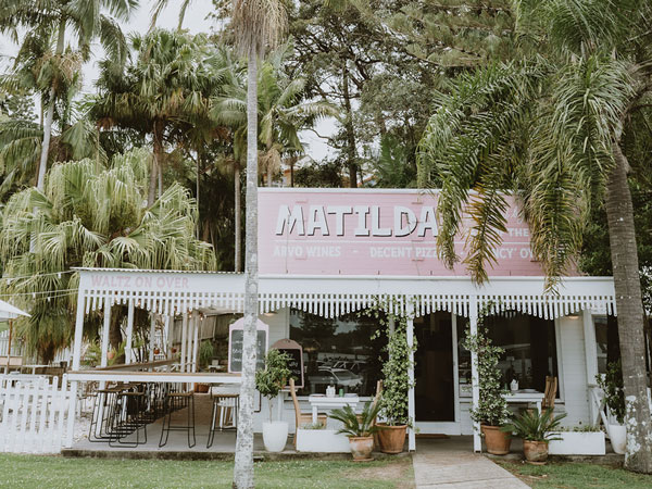 the restaurant exterior of Matilda’s