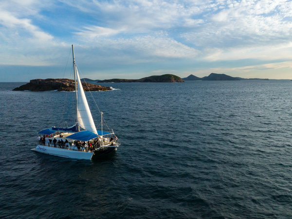 sailing on Nelson Bay