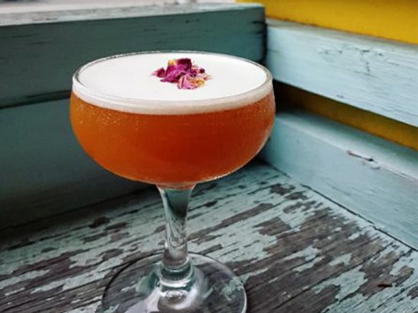 An image of a cocktail at a table at Old Joe's in Cronulla