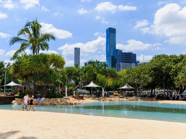 South Bank Parklands in Brisbane