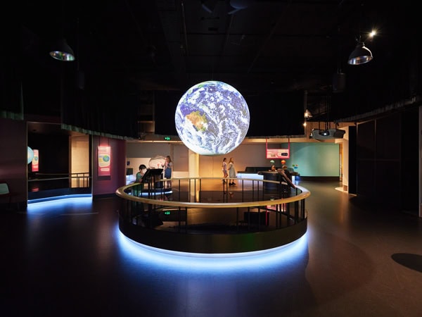 the planetarium inside SparkLab at Queensland Museum