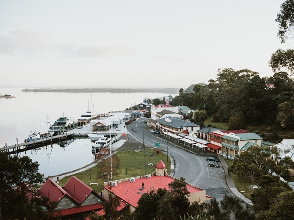 Strahan Waterfront in tasmania