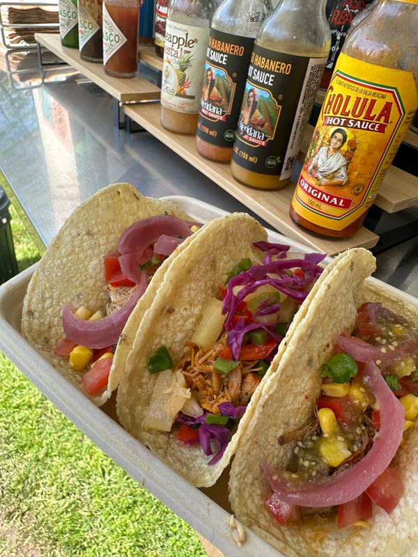 a close-up shot of mexican tacos