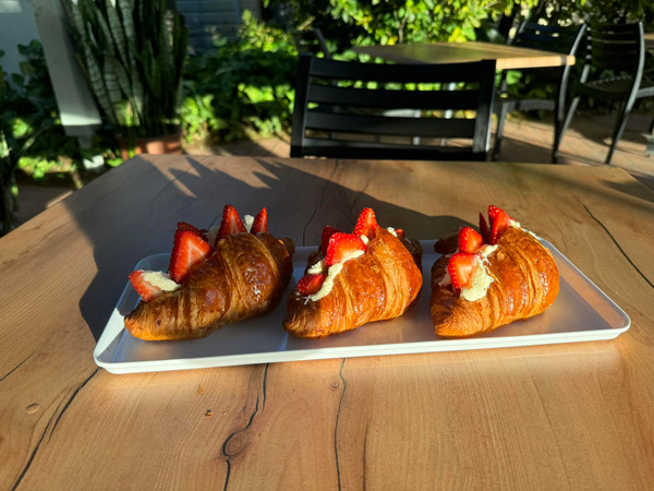 butter croissants at Ulmarra Food Co