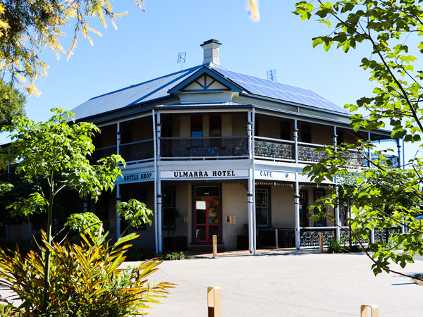 the front exterior of Ulmarra Hotel