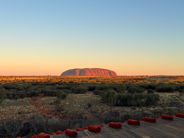 Uluru at sunset