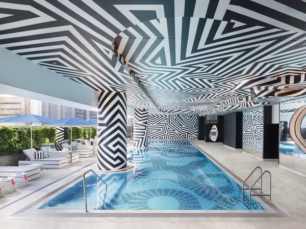 WET Deck swimming pool at W Brisbane