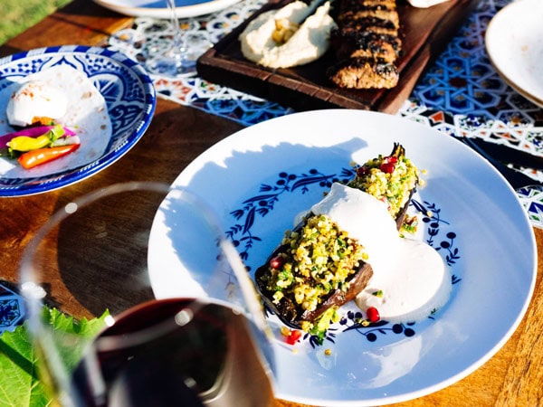 a plate of food at Yalla Sawa, Cronulla