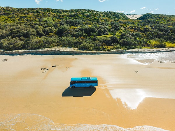 Tur bus Kingfisher Bay Resort 4WD