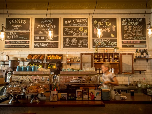 Penny University cafe in Canberra