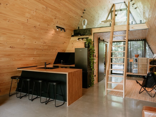 the interior of Acute Abode, Gold Coast