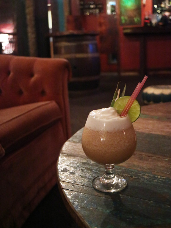 a cocktail drink at Nirvana, Darwin