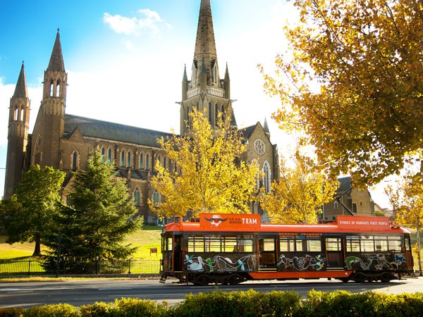 the Dja Dja Wurrnung Tram in Bendigo