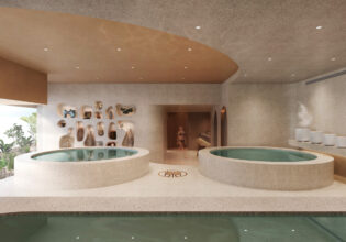 therapeutic pools at Lan Bathhouse, Gold Coast spas