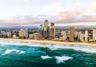 a beachfront hotel at Langham Gold Coast