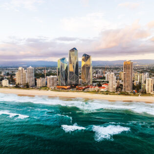 a beachfront hotel at Langham Gold Coast