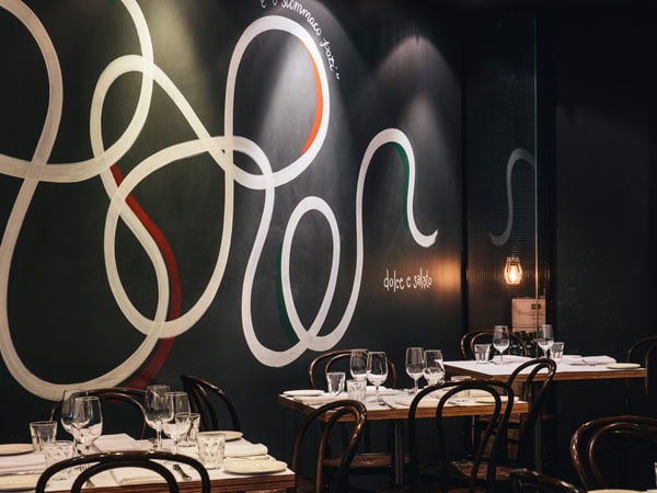 fine dining in Italian and Sons, Canberra