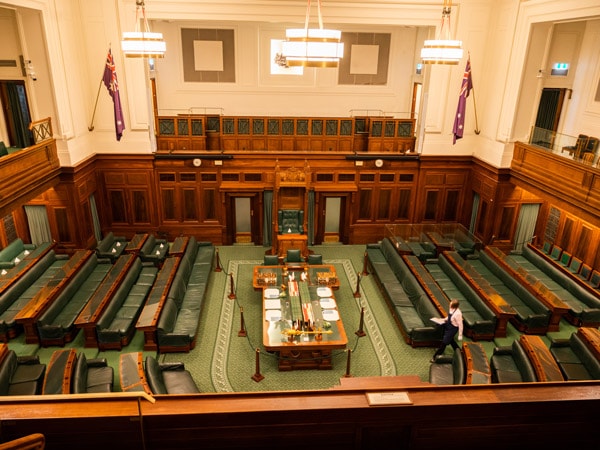a look inside the Museum of Australian Democracy at Old Parliament House